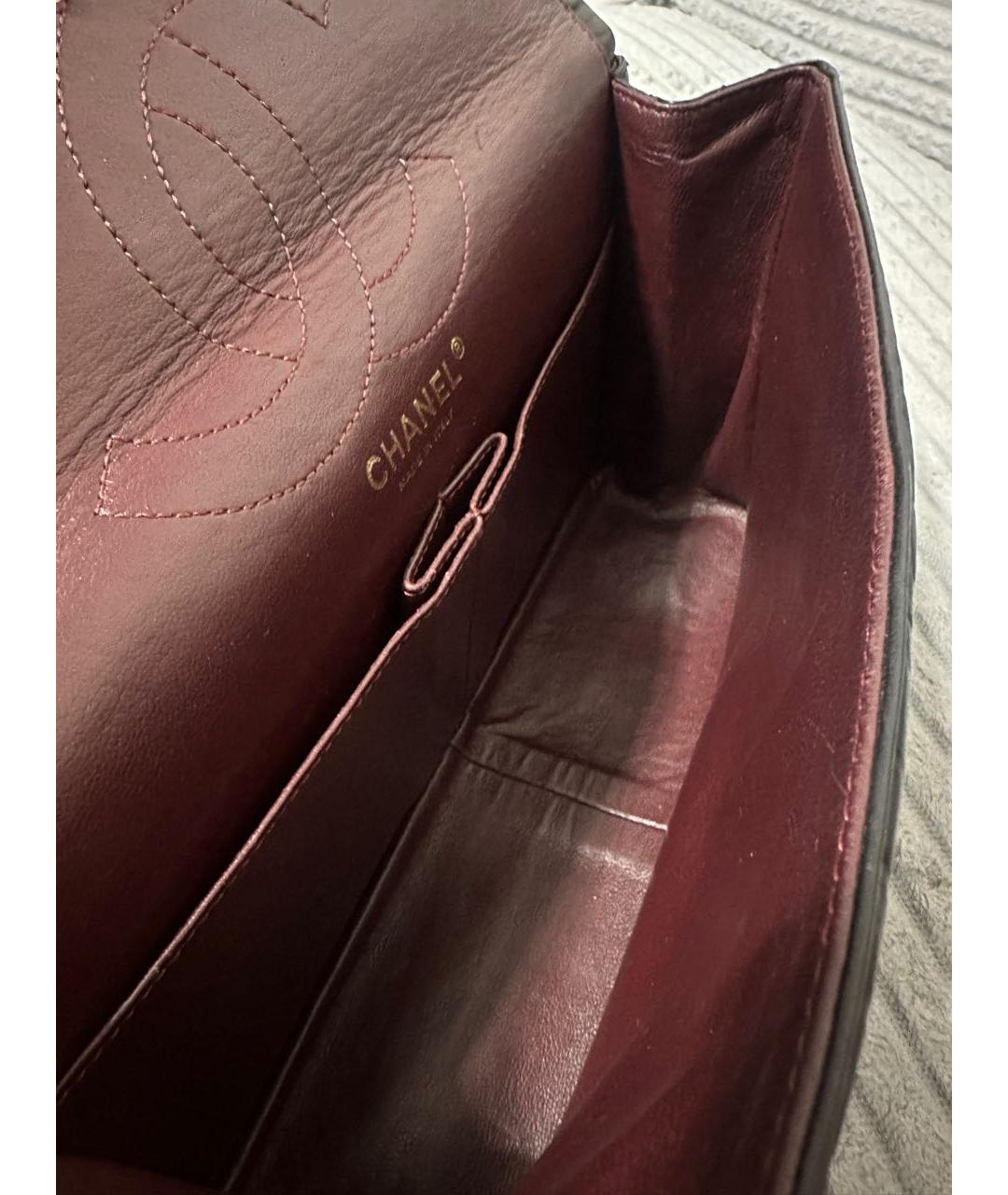 CHANEL Черная кожаная сумка через плечо, фото 4