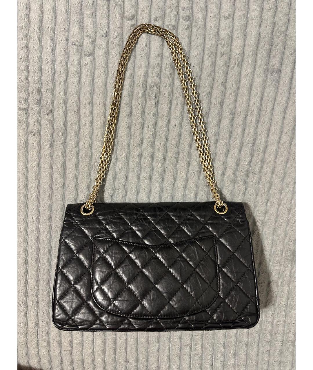 CHANEL Черная кожаная сумка через плечо, фото 3