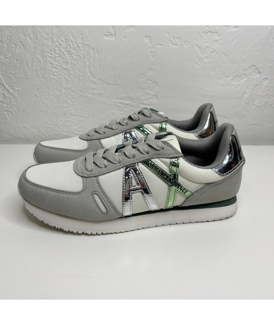 ARMANI EXCHANGE Серые текстильные кроссовки, фото 3