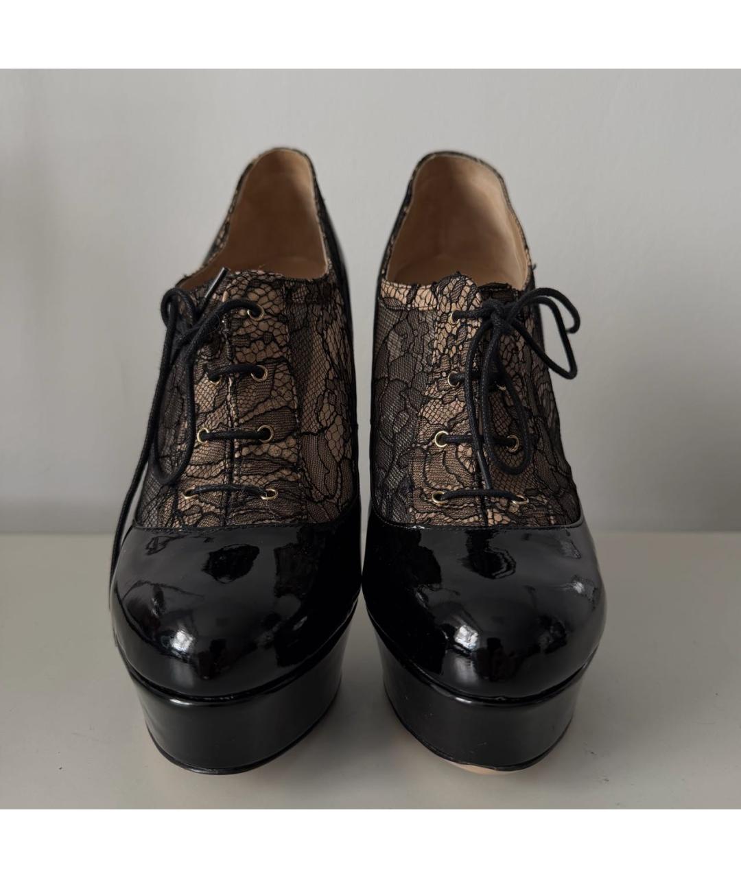 VALENTINO Черные ботильоны из лакированной кожи, фото 2