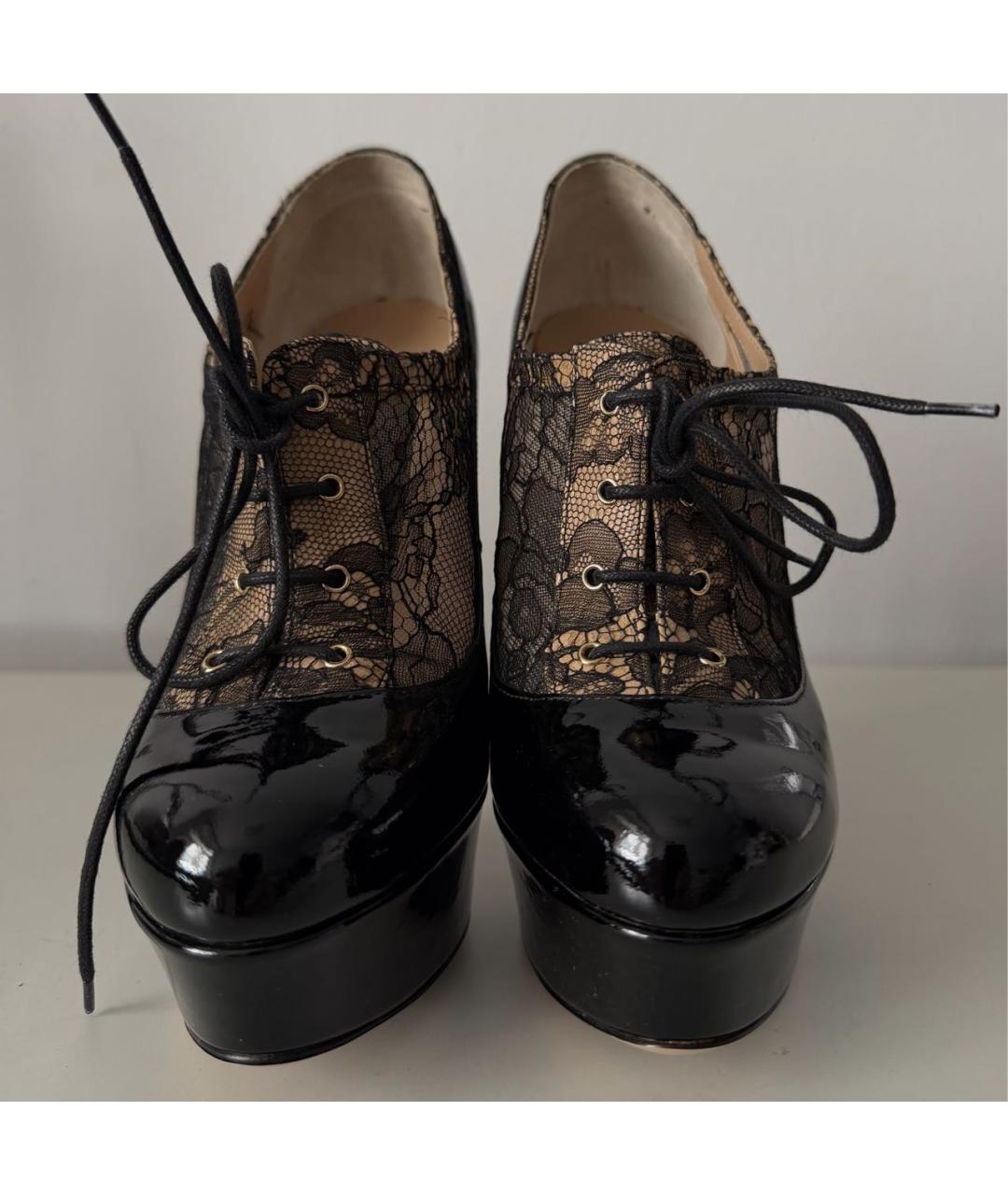 VALENTINO Черные ботильоны из лакированной кожи, фото 2