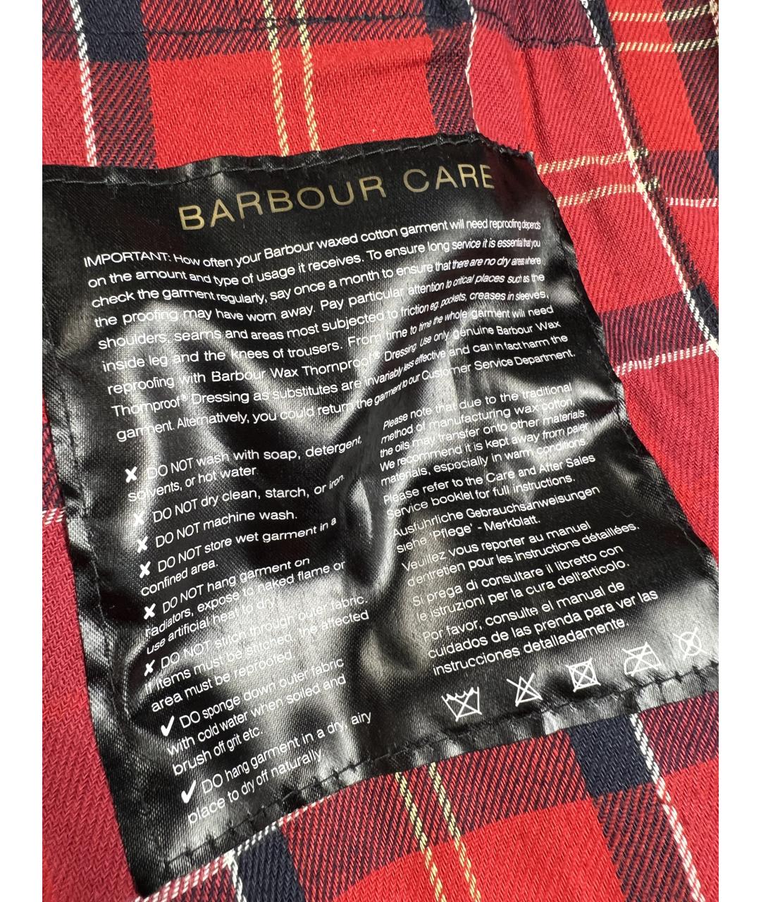 BARBOUR Черная куртка, фото 5