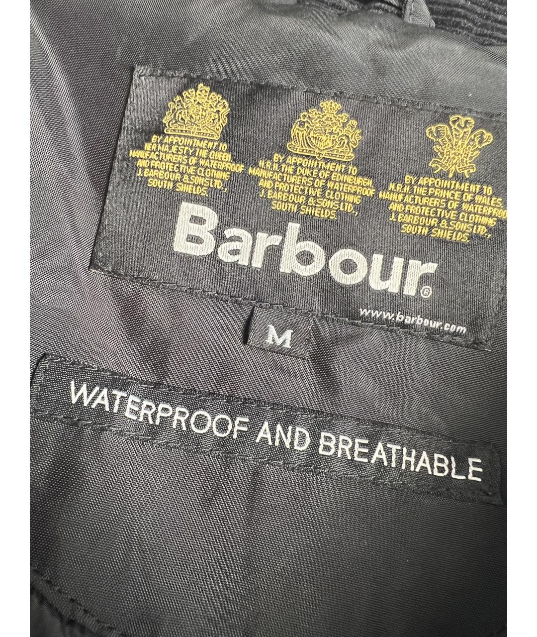 BARBOUR Черная куртка, фото 3