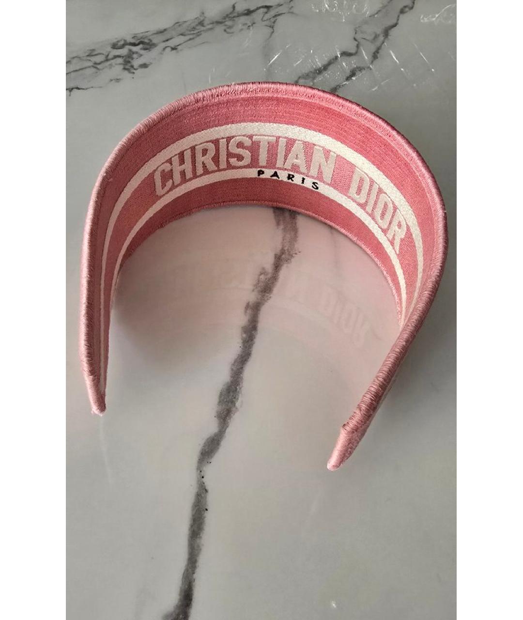 CHRISTIAN DIOR Розовая повязка, фото 2