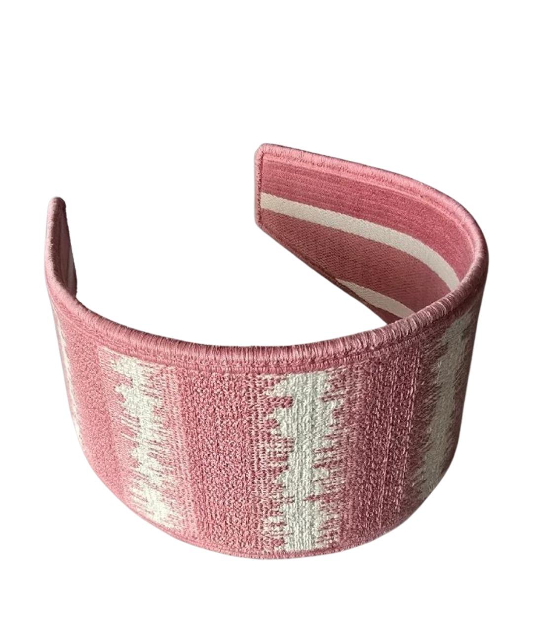 CHRISTIAN DIOR Розовая повязка, фото 1