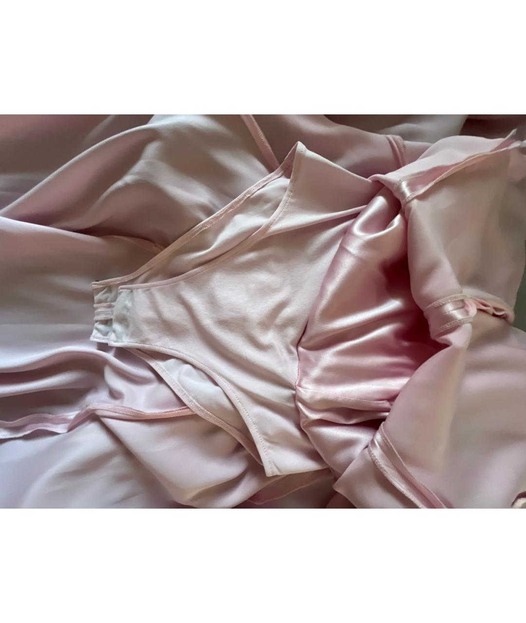 ALEXANDRE VAUTHIER Розовое шелковое вечернее платье, фото 7