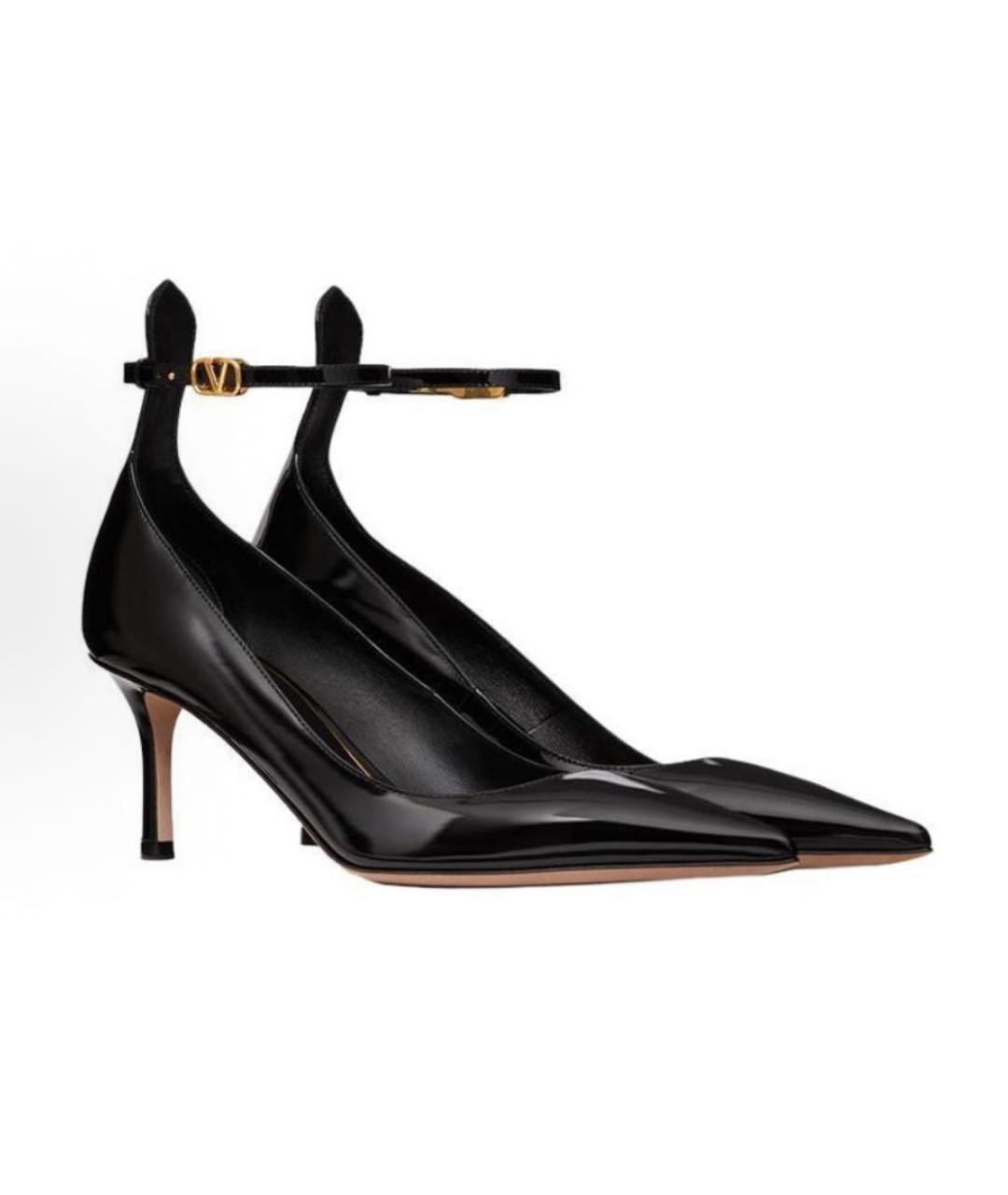 VALENTINO Черные туфли из лакированной кожи, фото 2