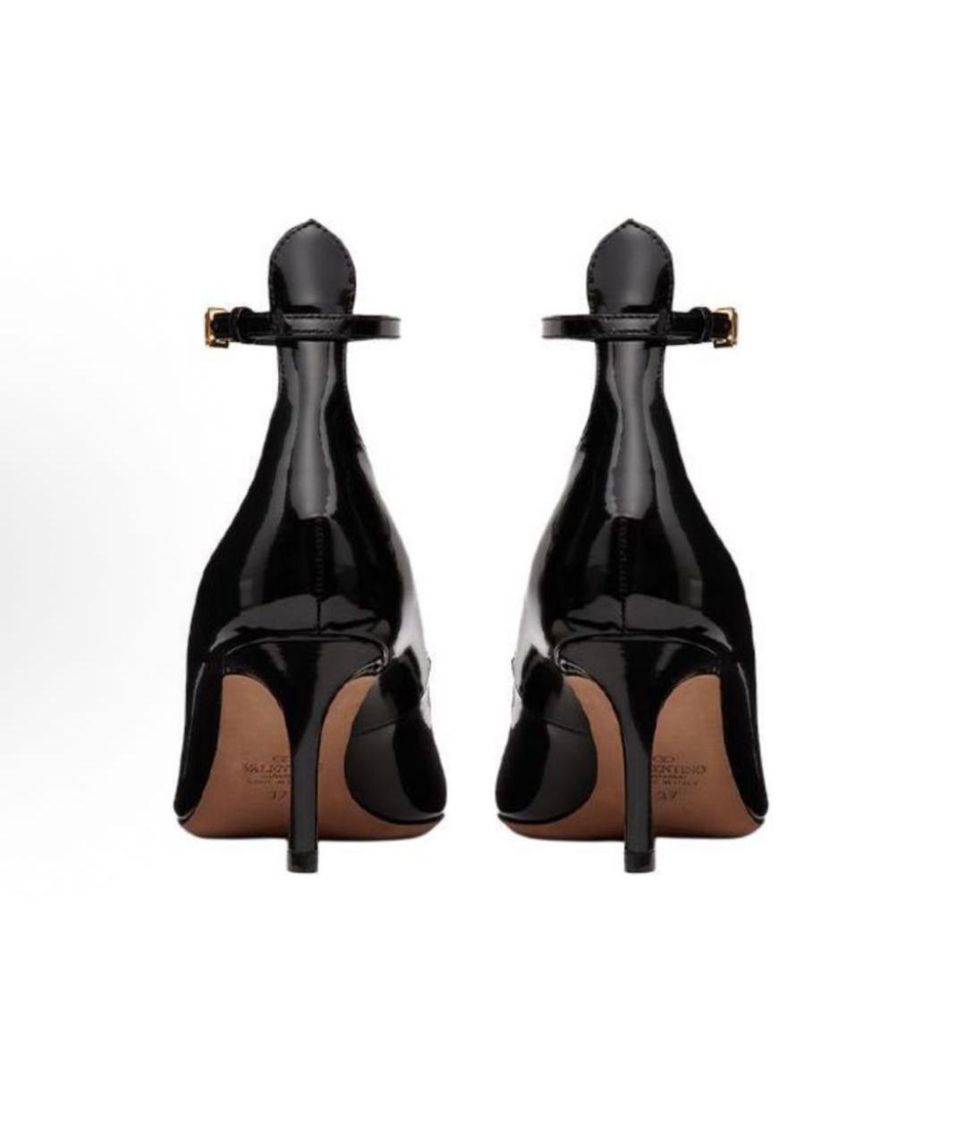 VALENTINO Черные туфли из лакированной кожи, фото 4