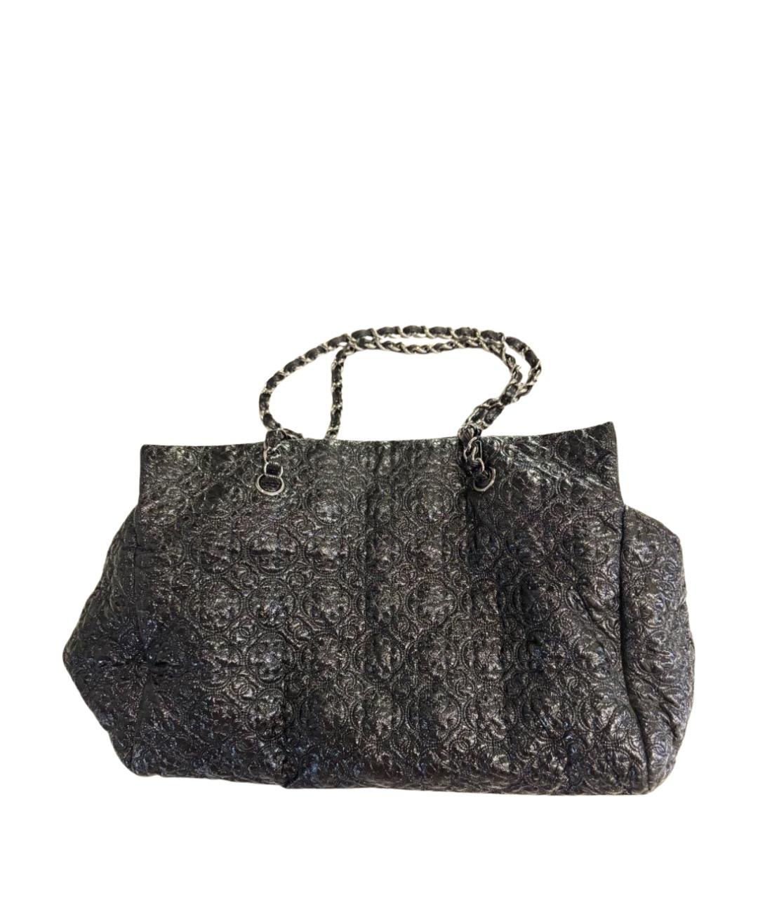 CHANEL Черная кожаная сумка через плечо, фото 1