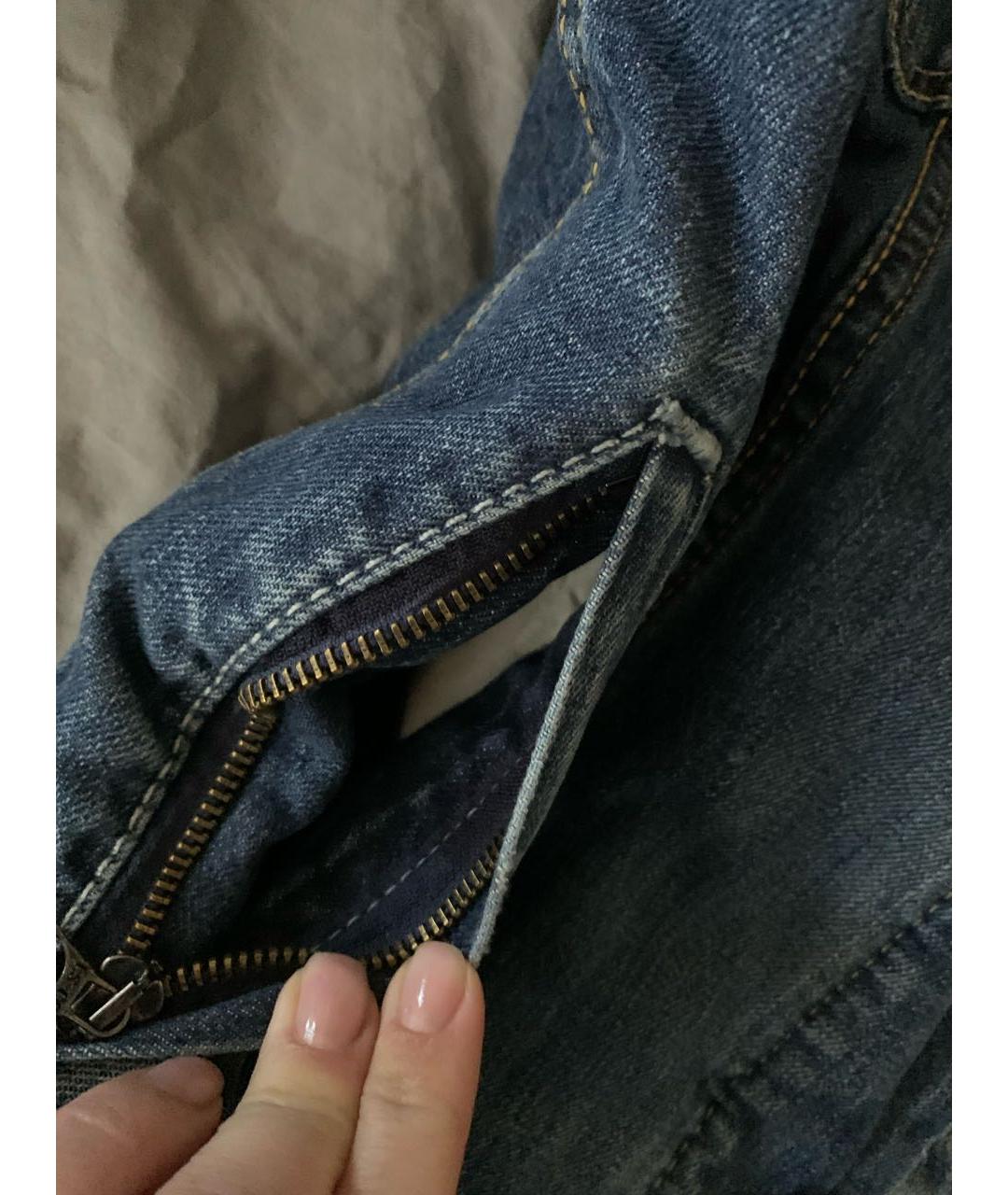 LEVI'S Темно-синяя деним куртка, фото 5