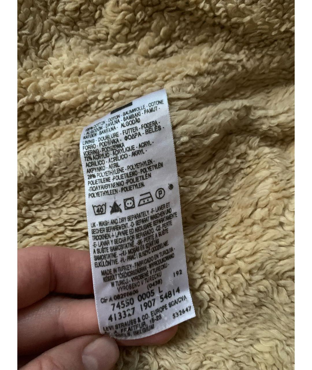 LEVI'S Темно-синяя деним куртка, фото 4