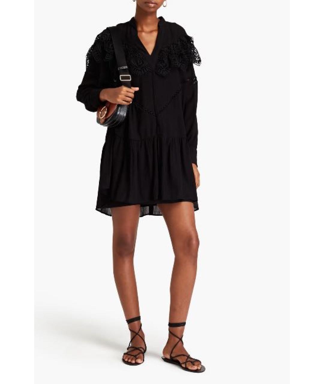 IRO Черное повседневное платье, фото 2