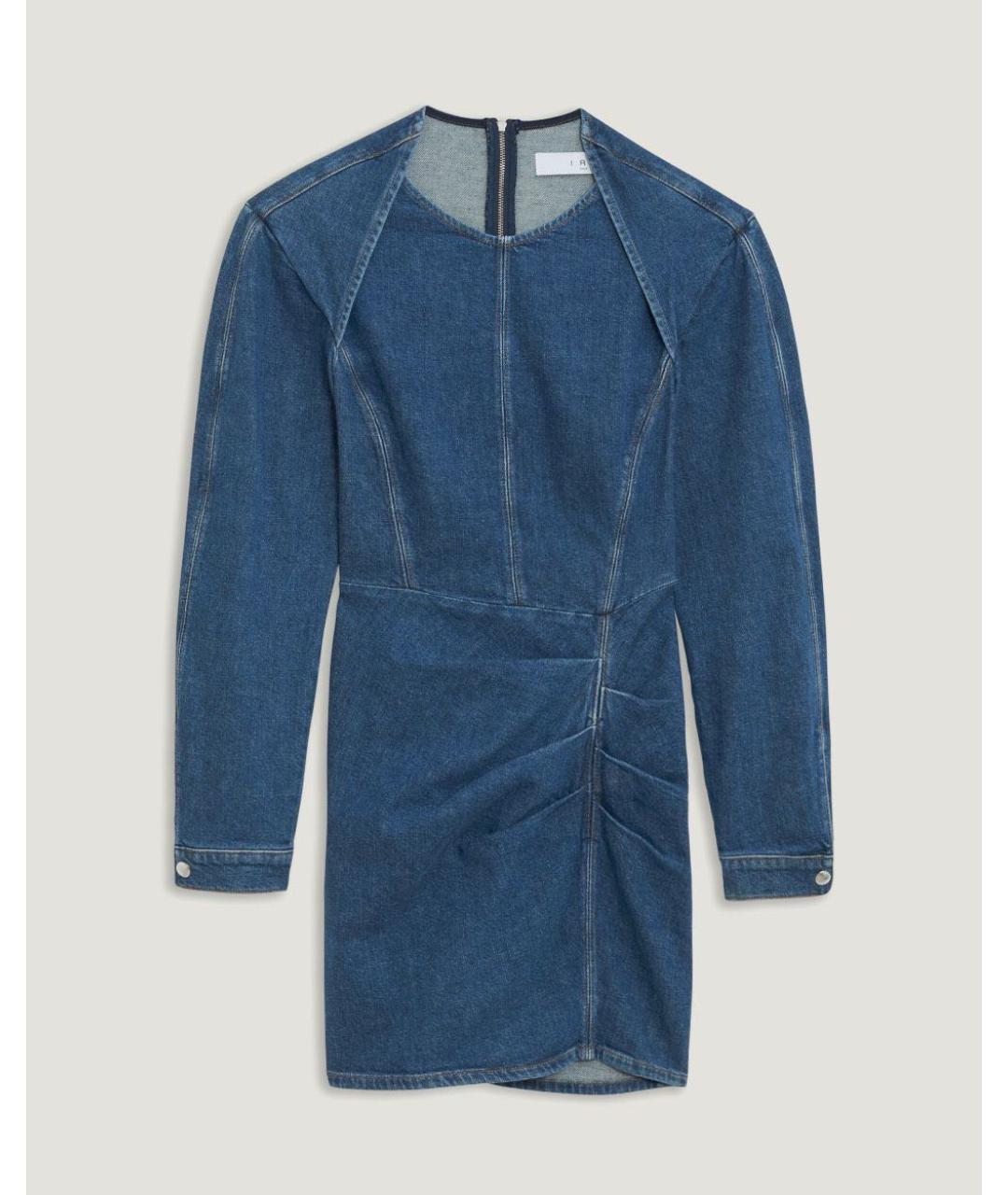 IRO Синее деним повседневное платье, фото 3