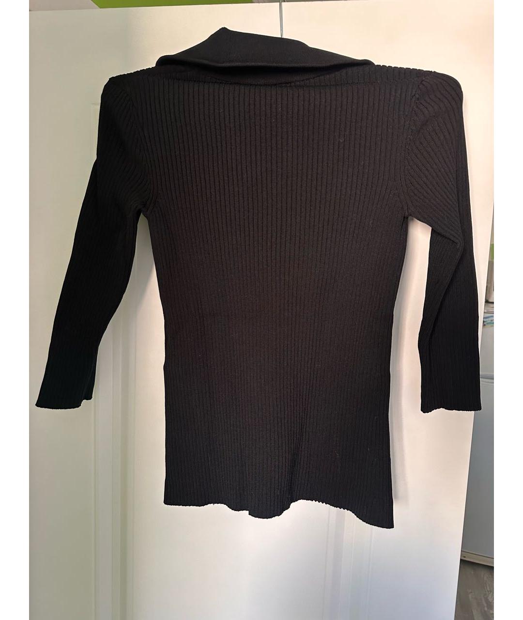 MAJE Черный вискозный джемпер / свитер, фото 2