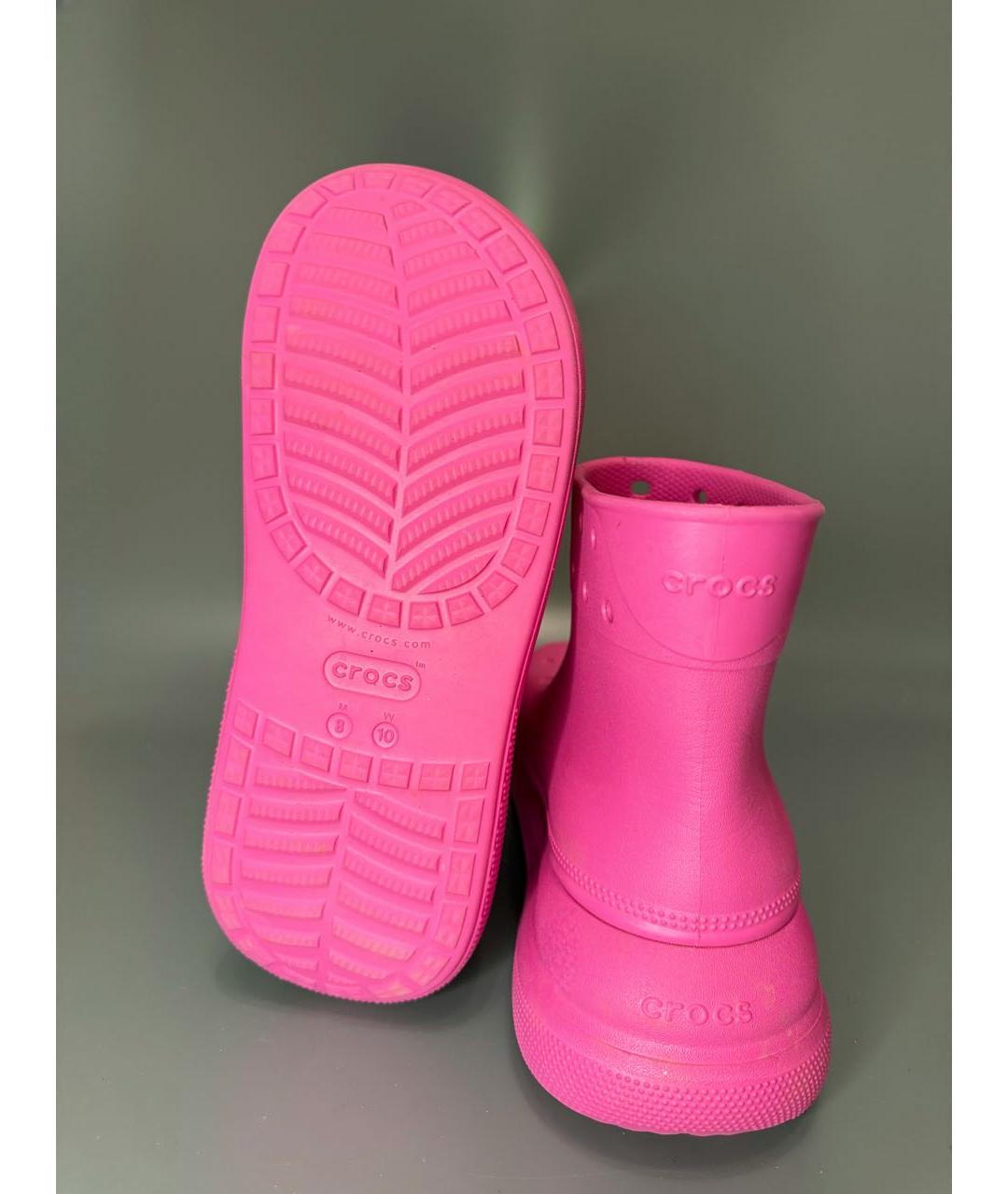 CROCS Фуксия резиновые сапоги, фото 5