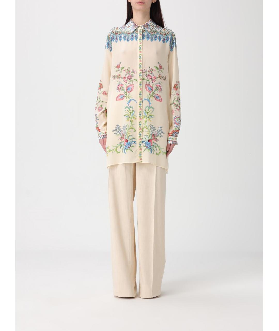 ETRO Мульти шелковая рубашка, фото 6