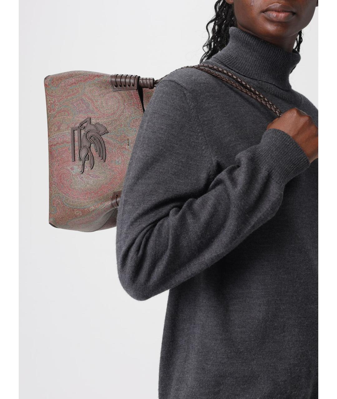 ETRO Коричневая сумка через плечо, фото 2