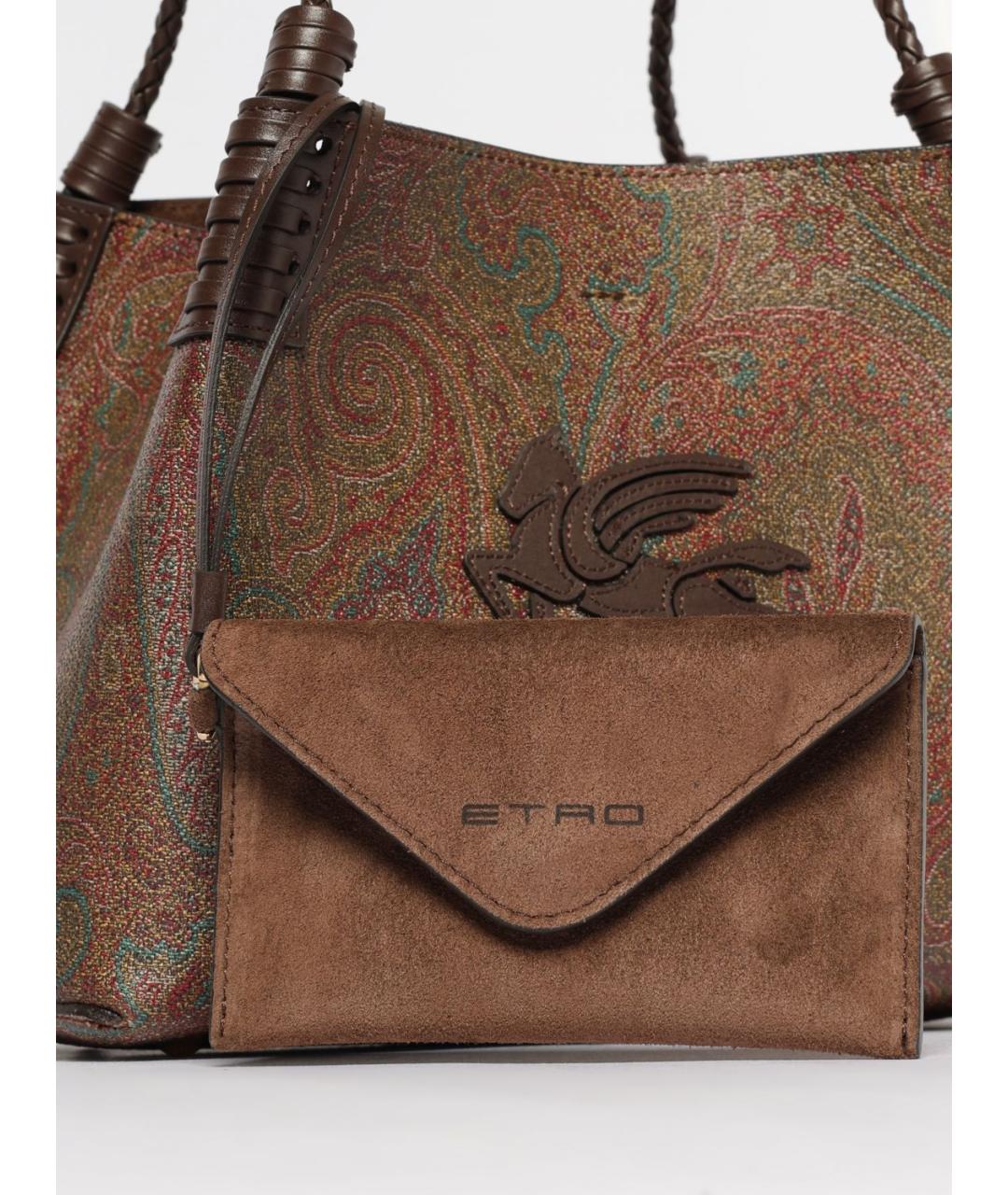 ETRO Коричневая сумка через плечо, фото 4