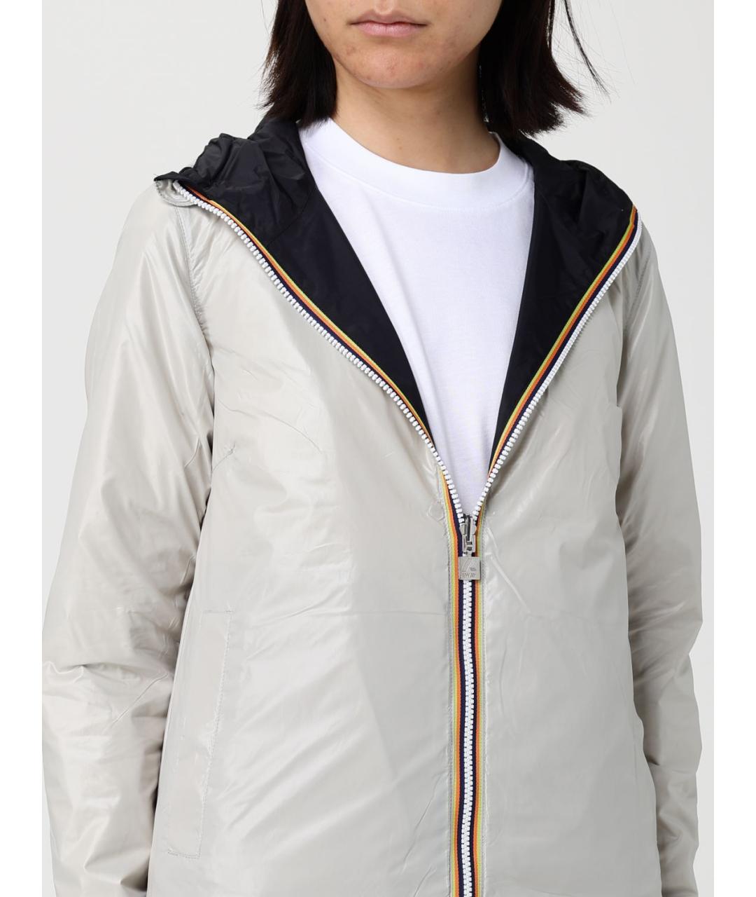 K-WAY Черная полиамидовая куртка, фото 4