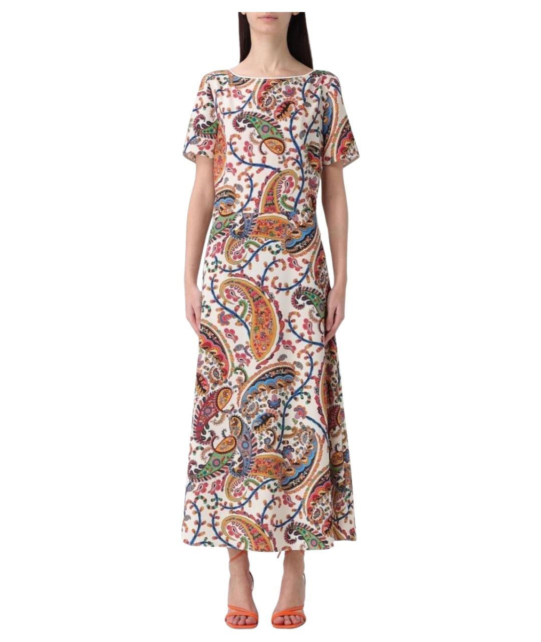 ETRO Мульти полиэстеровое коктейльное платье, фото 1