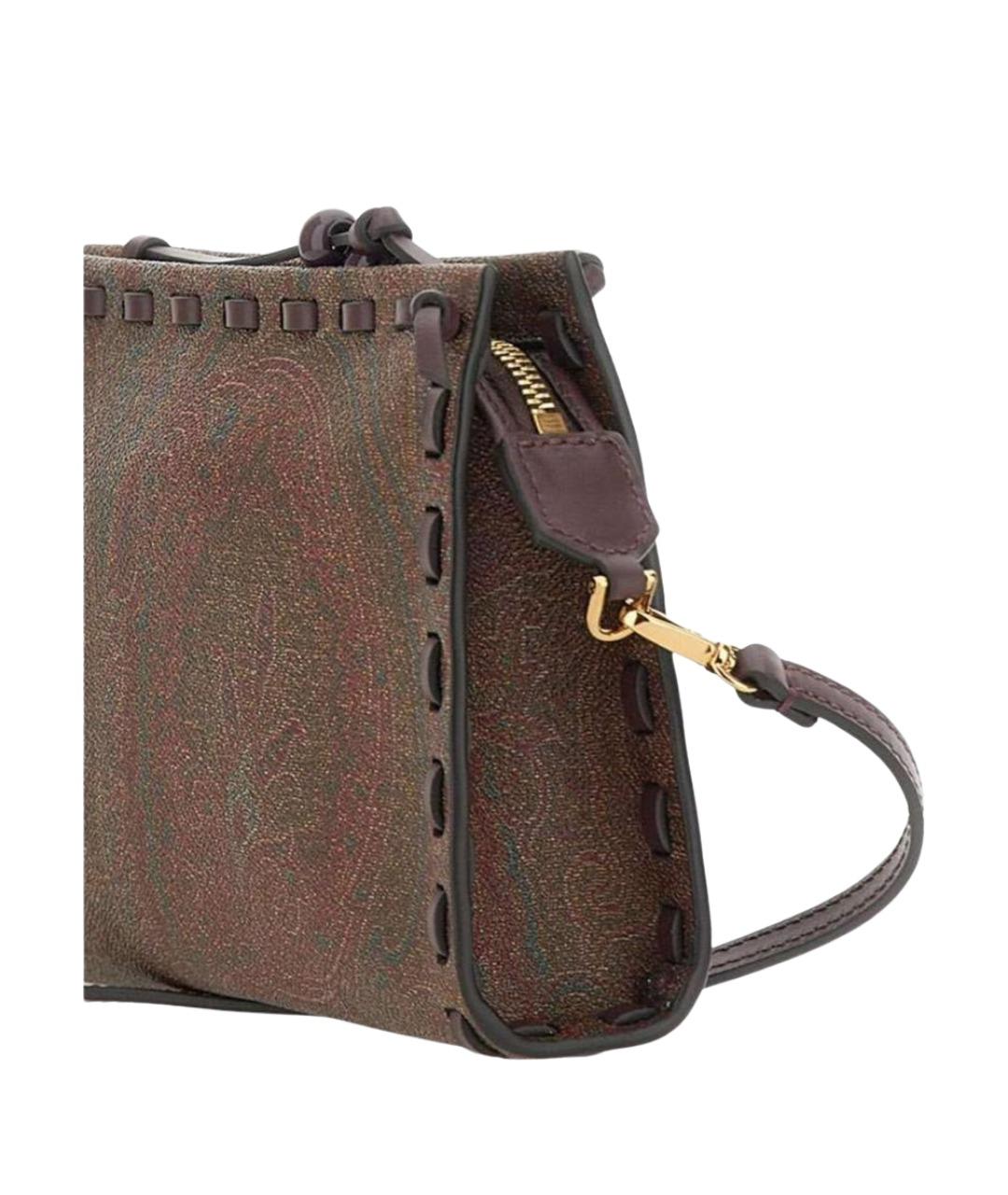 ETRO Коричневая хлопковая сумка через плечо, фото 3