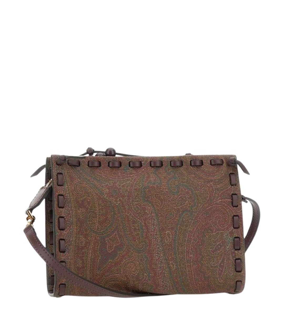 ETRO Коричневая хлопковая сумка через плечо, фото 2