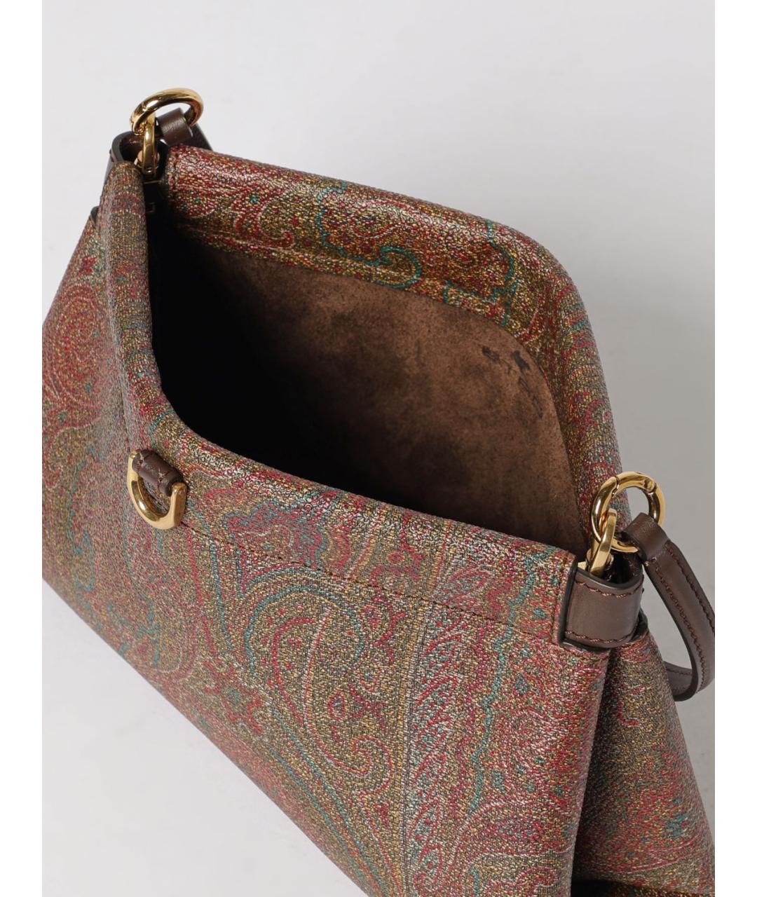 ETRO Коричневая хлопковая сумка через плечо, фото 5