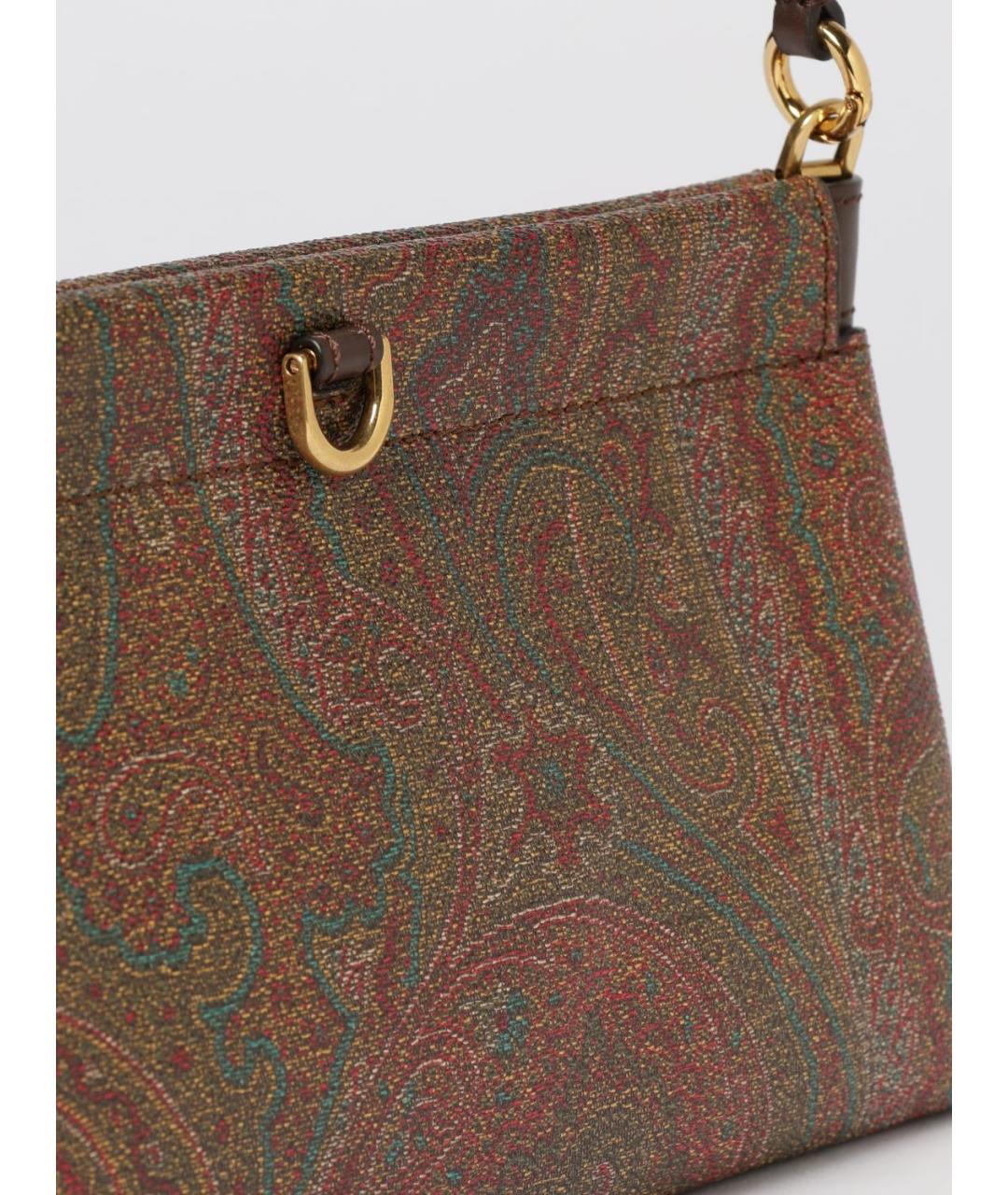 ETRO Коричневая хлопковая сумка через плечо, фото 4