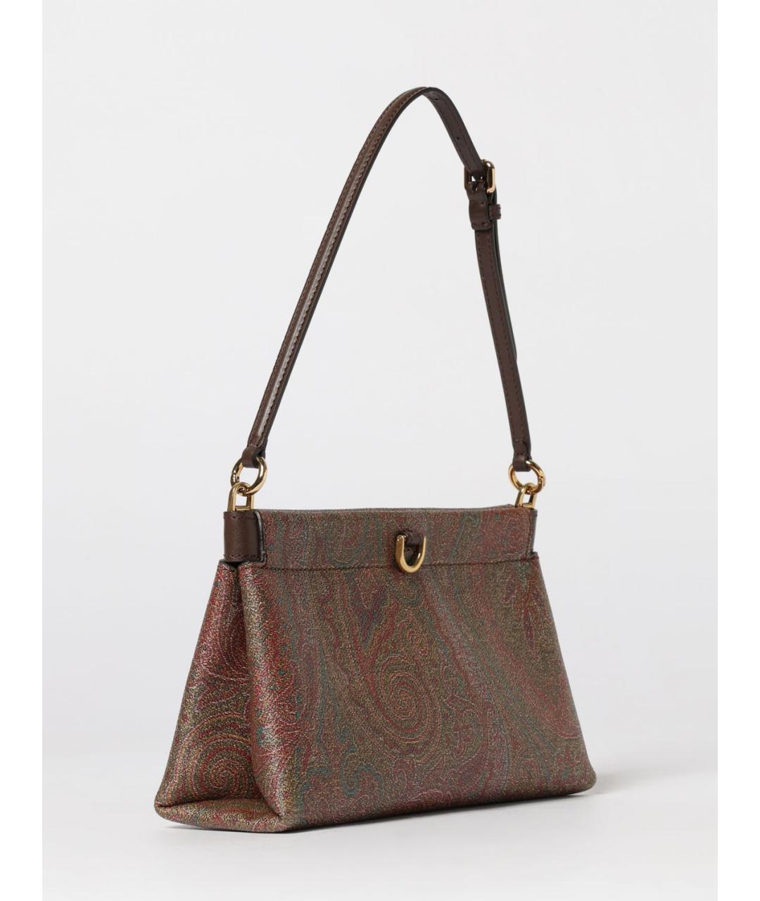 ETRO Коричневая хлопковая сумка через плечо, фото 3