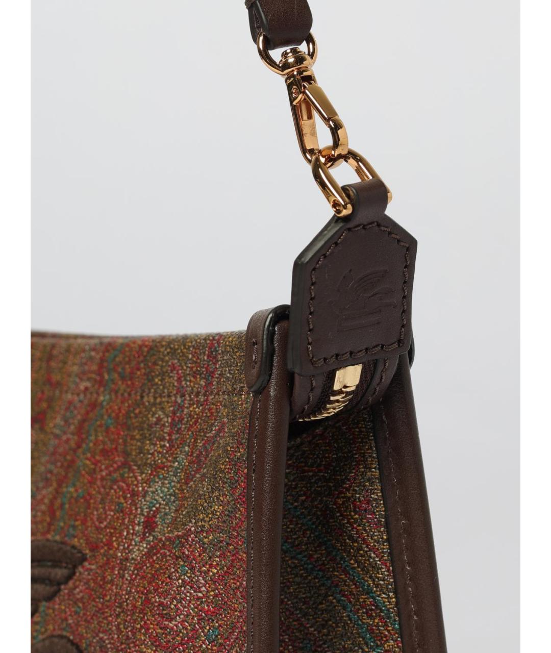 ETRO Коричневая хлопковая сумка через плечо, фото 4