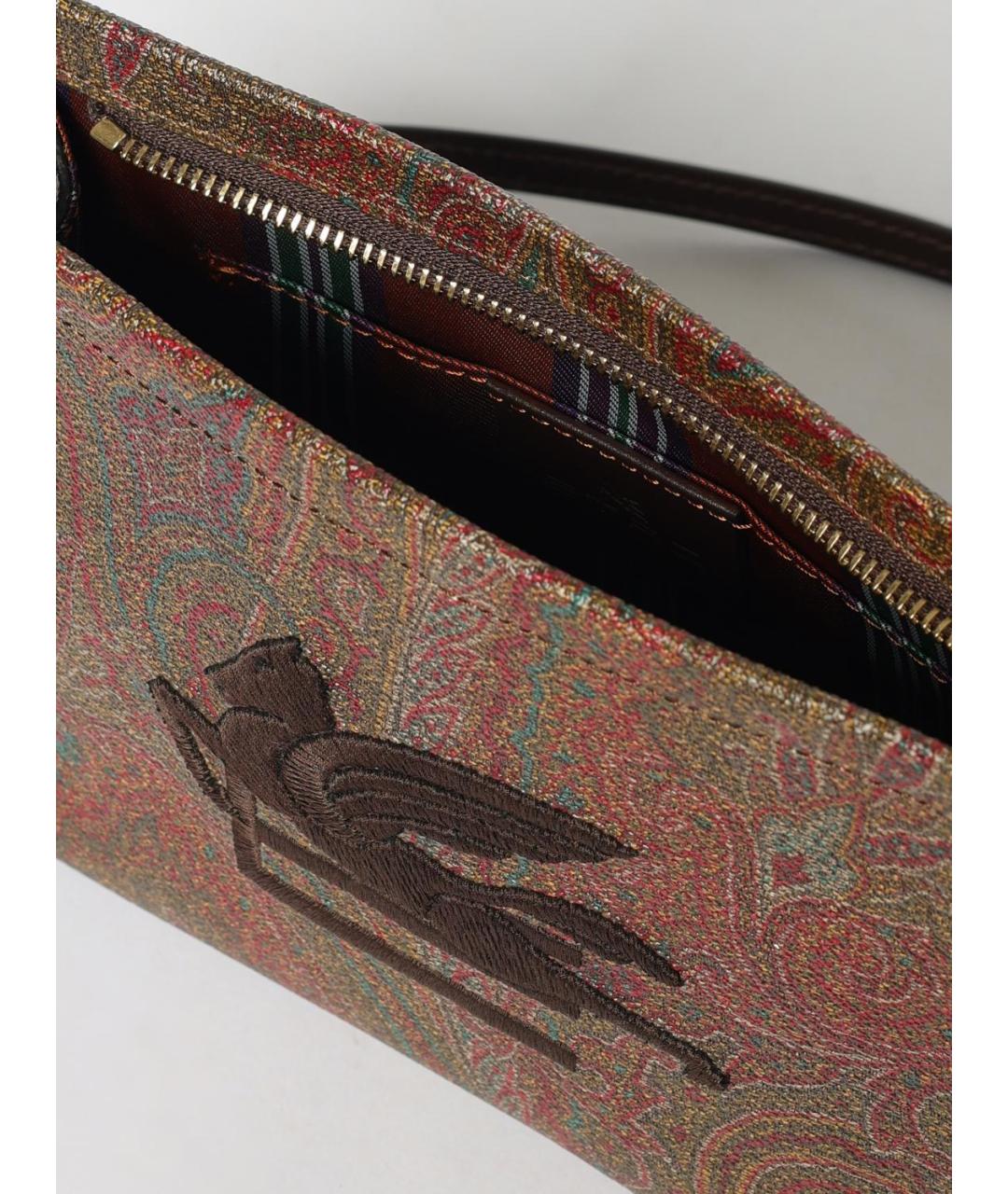 ETRO Коричневая хлопковая сумка через плечо, фото 5