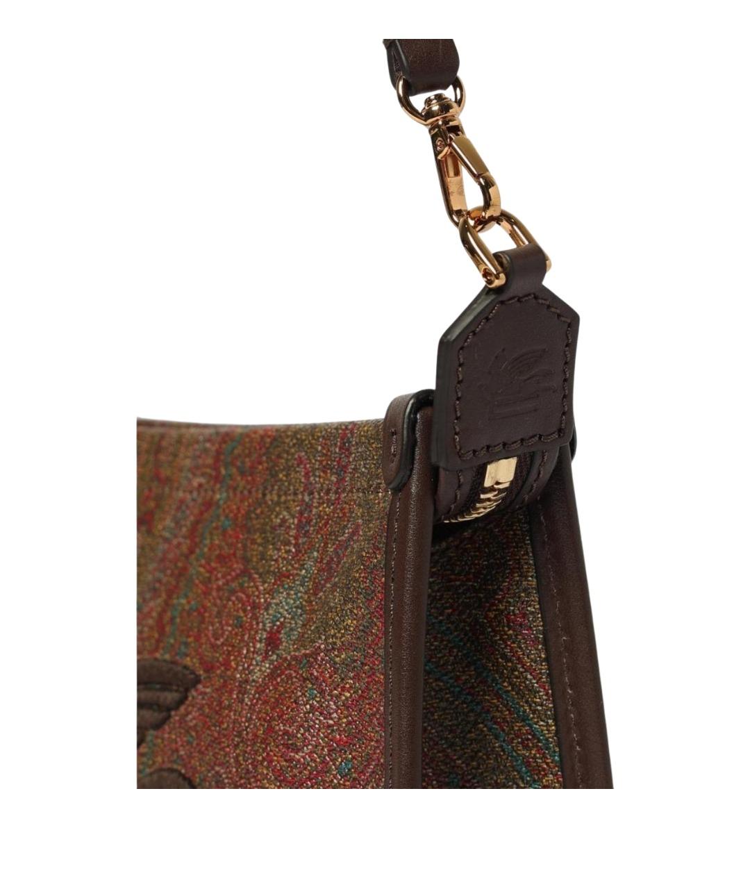 ETRO Коричневая хлопковая сумка через плечо, фото 4
