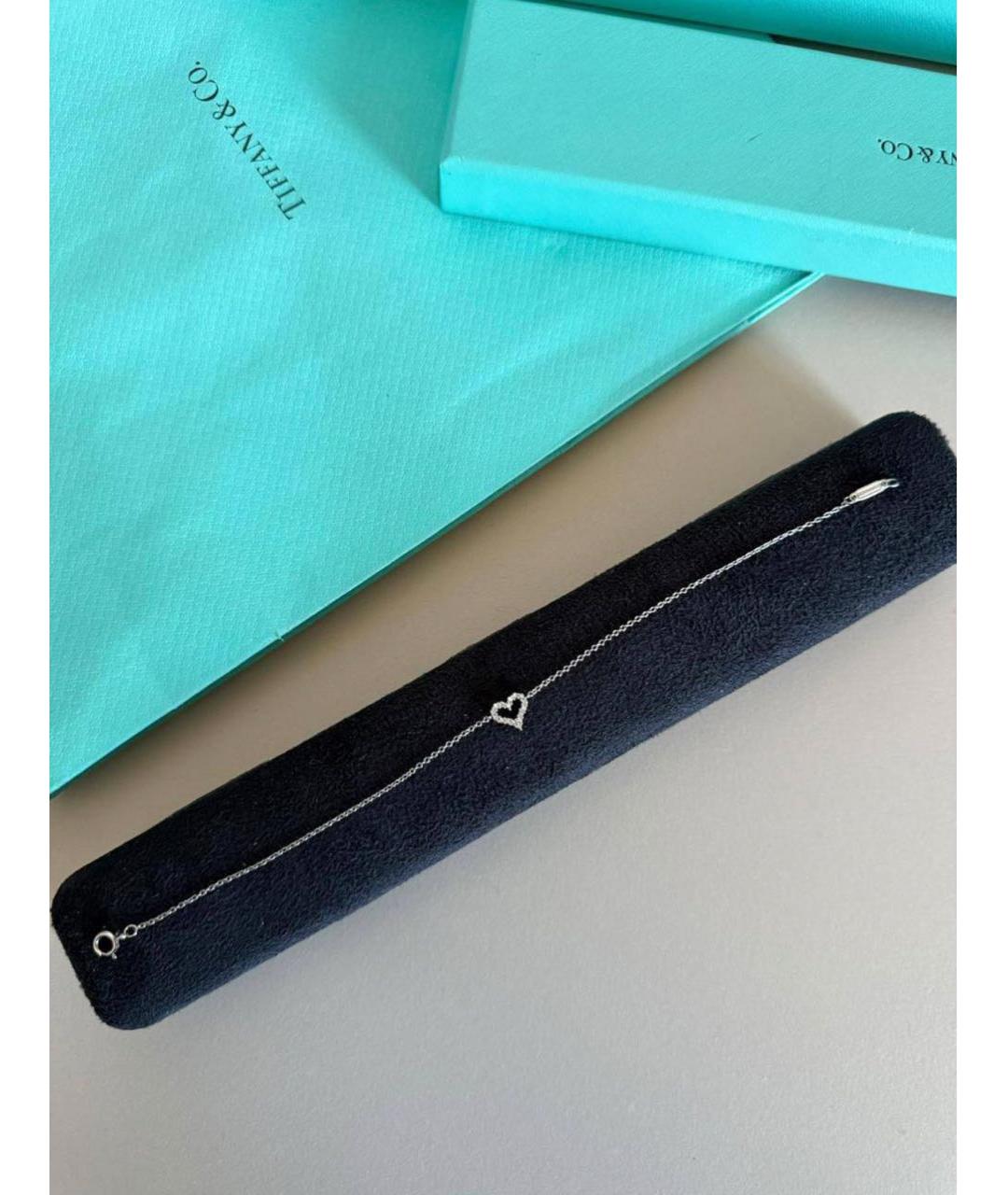 TIFFANY&CO Белый платиновый браслет, фото 2