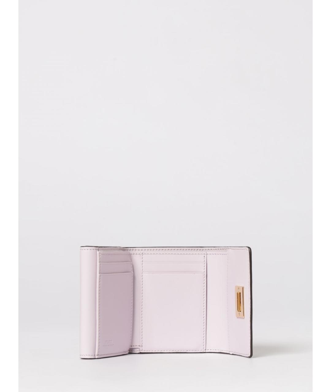 FENDI Коричневый кожаный кошелек, фото 2