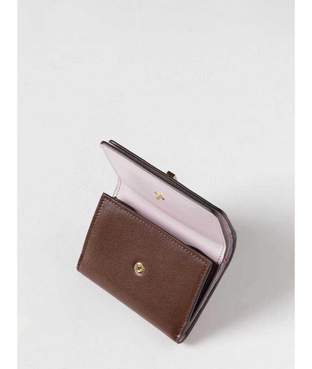 FENDI Коричневый кожаный кошелек, фото 5