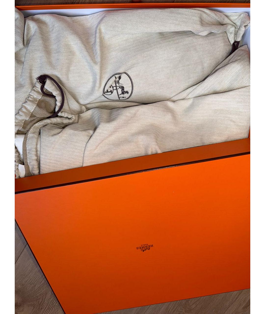 HERMES Черные кожаные сапоги, фото 7