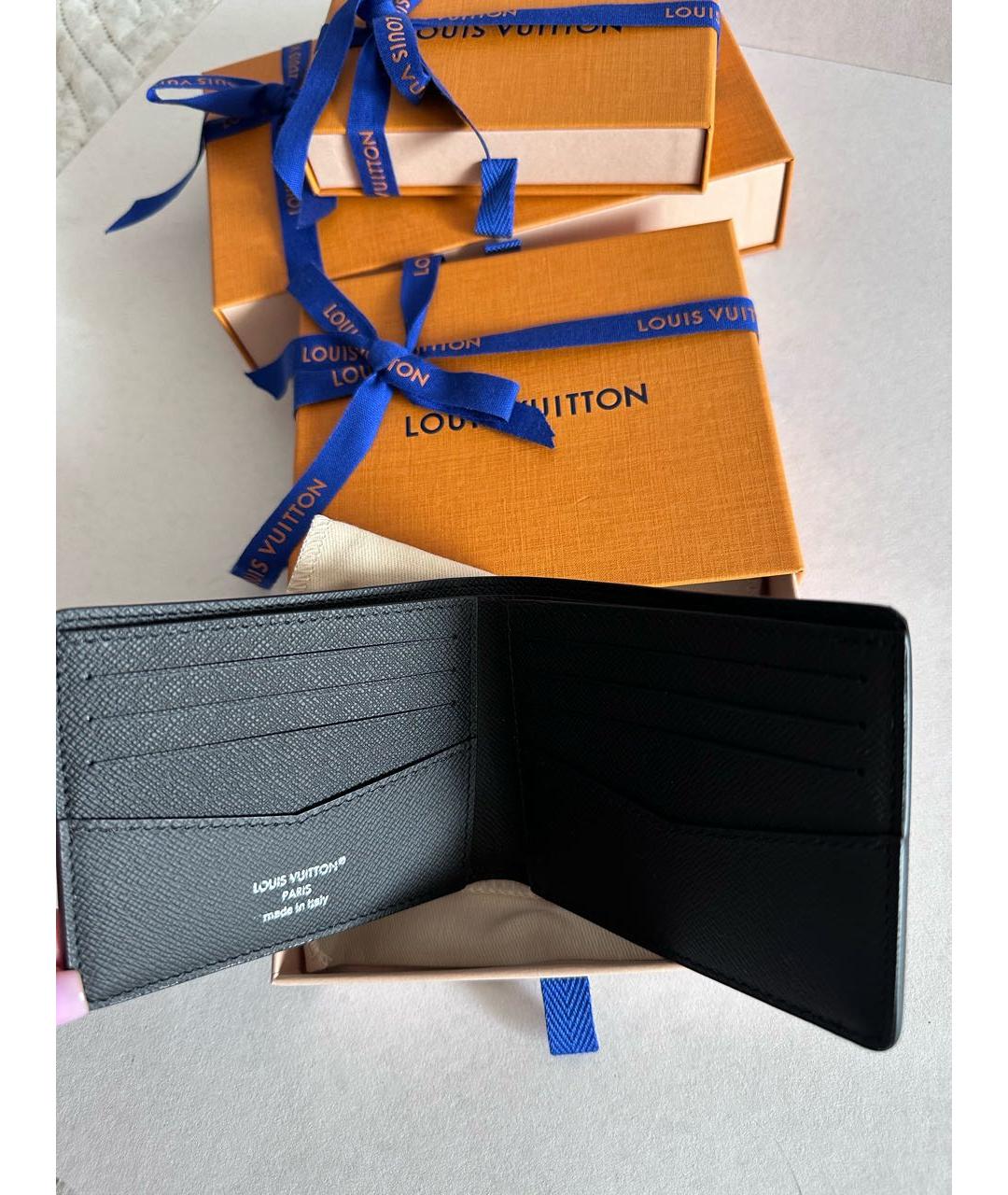 LOUIS VUITTON Черный кошелек, фото 6