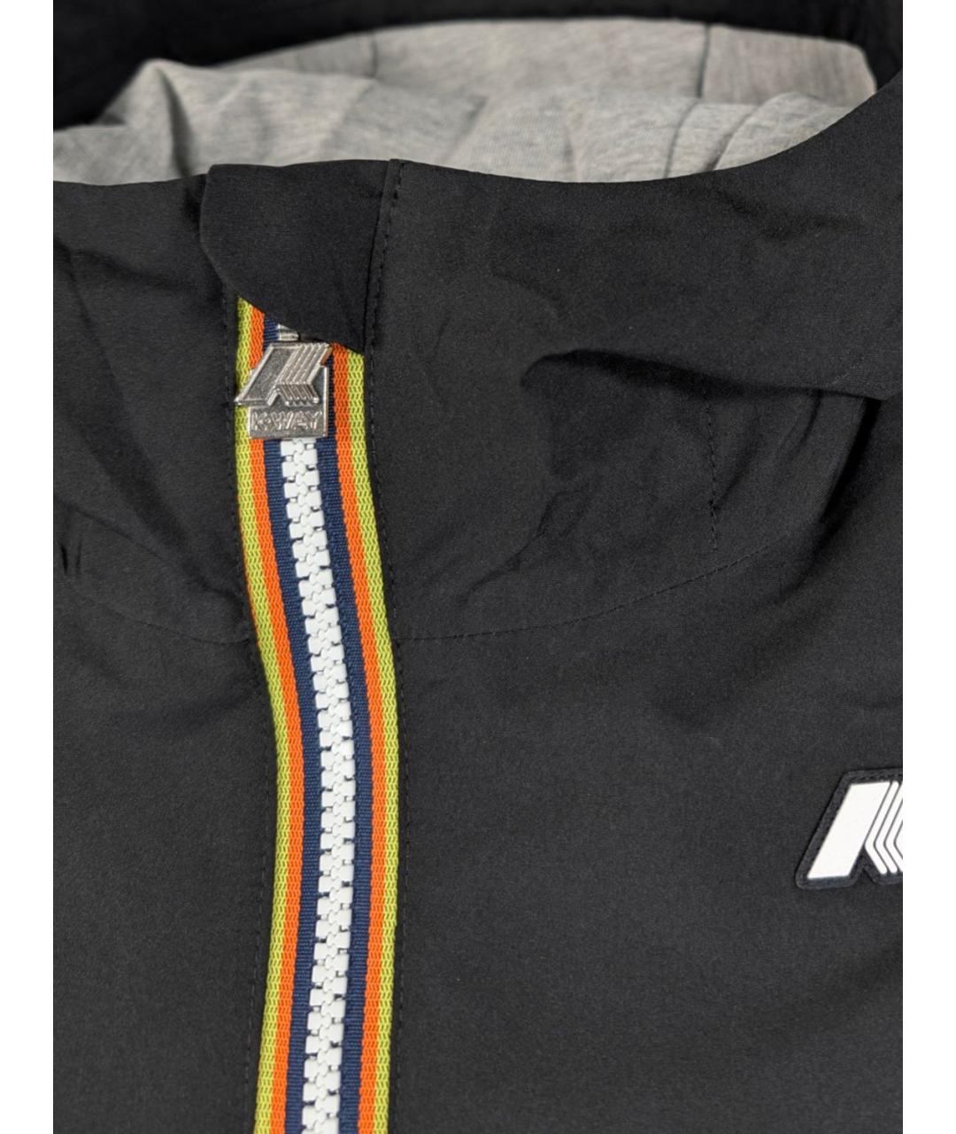 K-WAY Черная куртка, фото 4