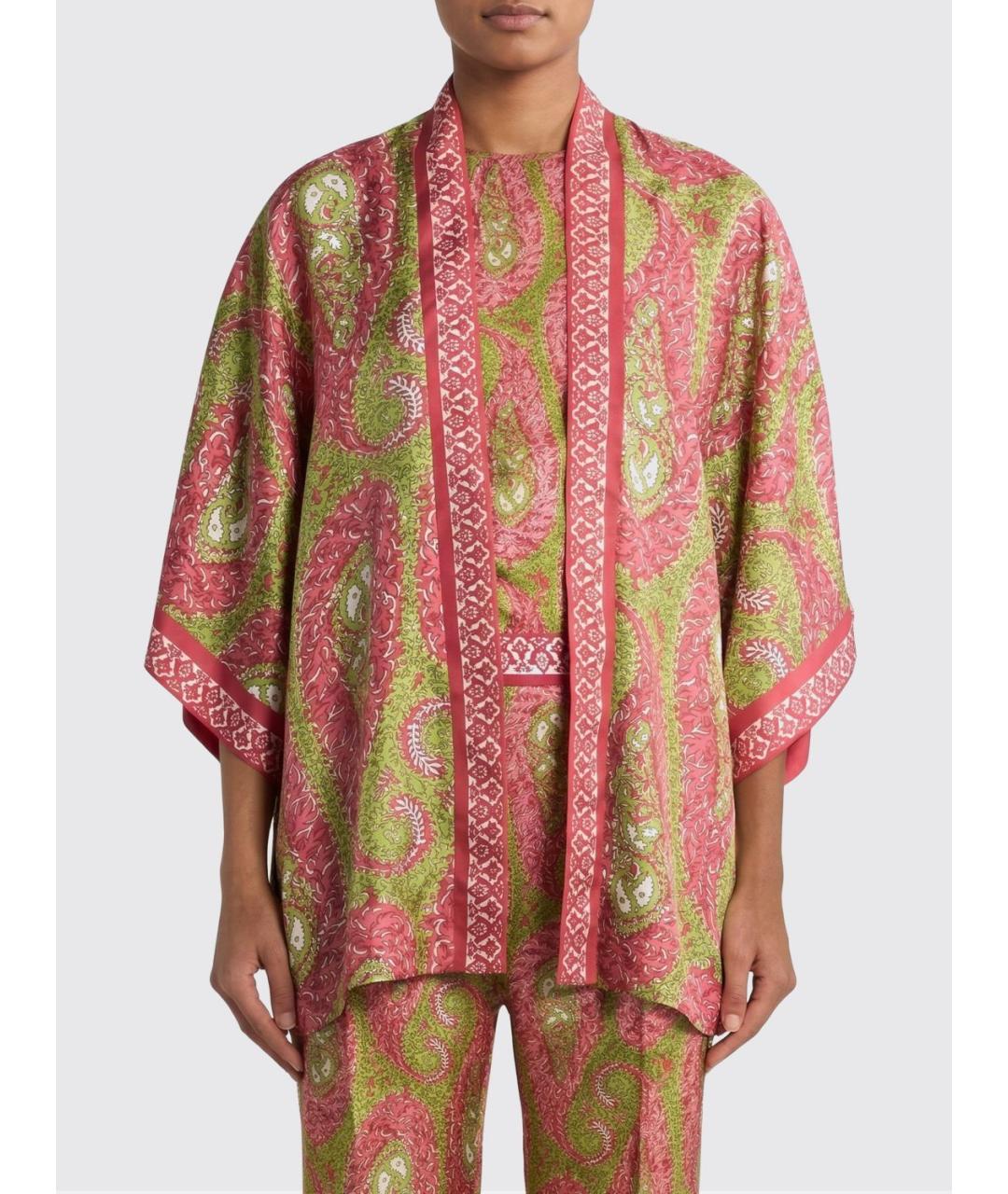 ETRO Мульти шелковый кардиган, фото 2