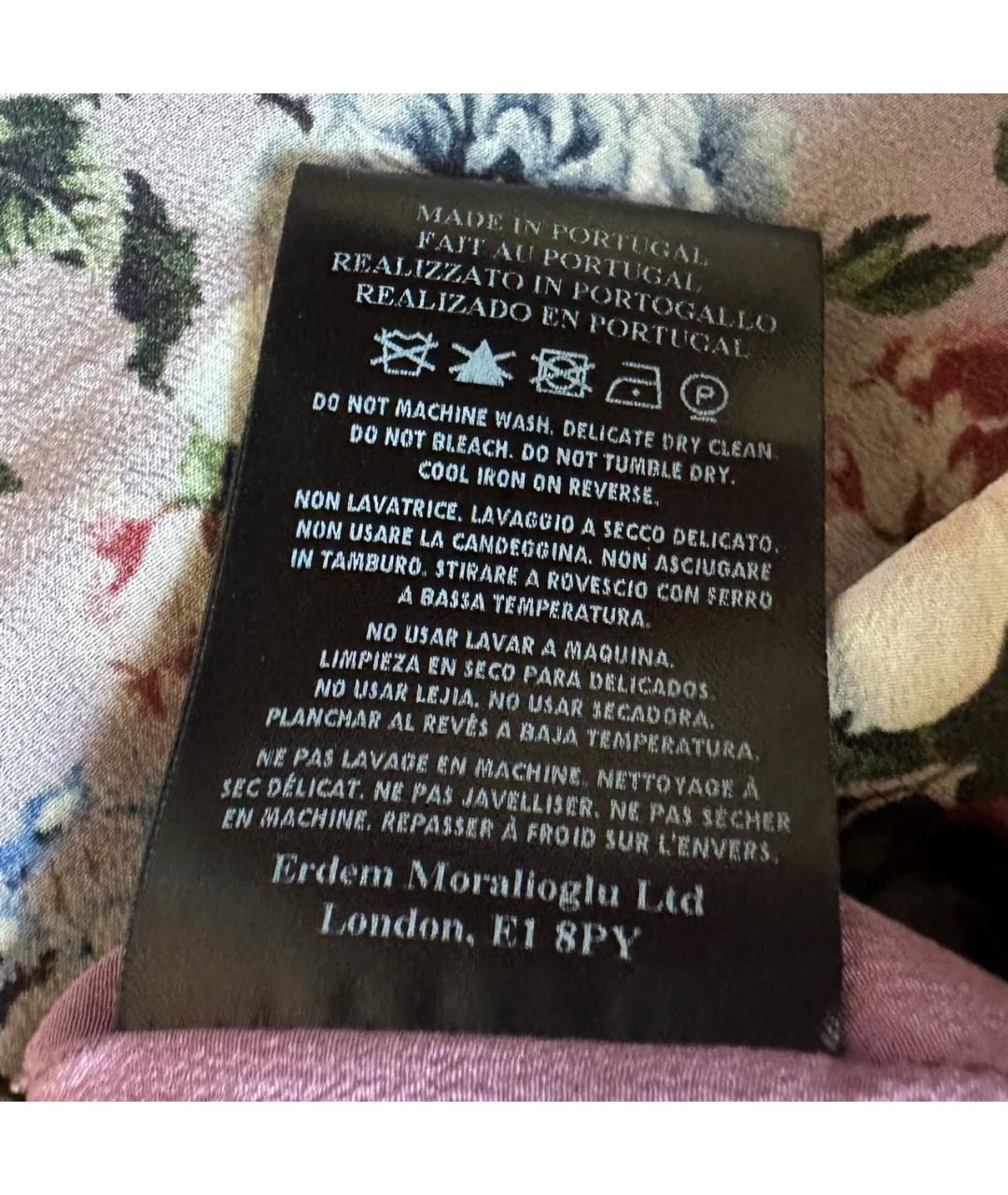 ERDEM Розовое шелковое коктейльное платье, фото 7