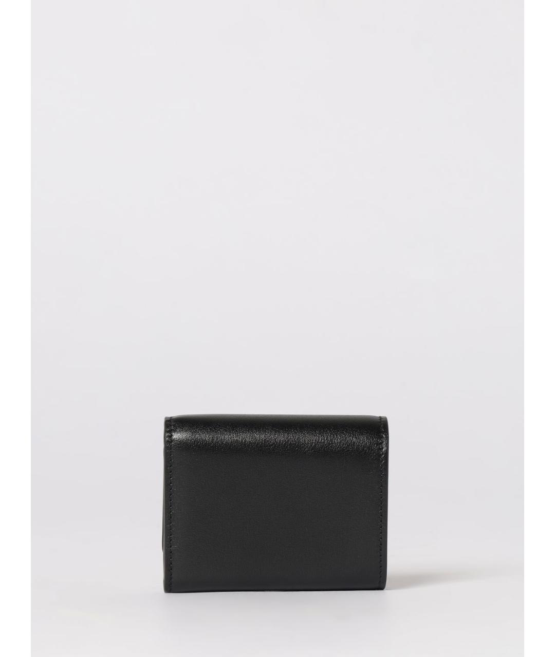 FENDI Черный кожаный кошелек, фото 3