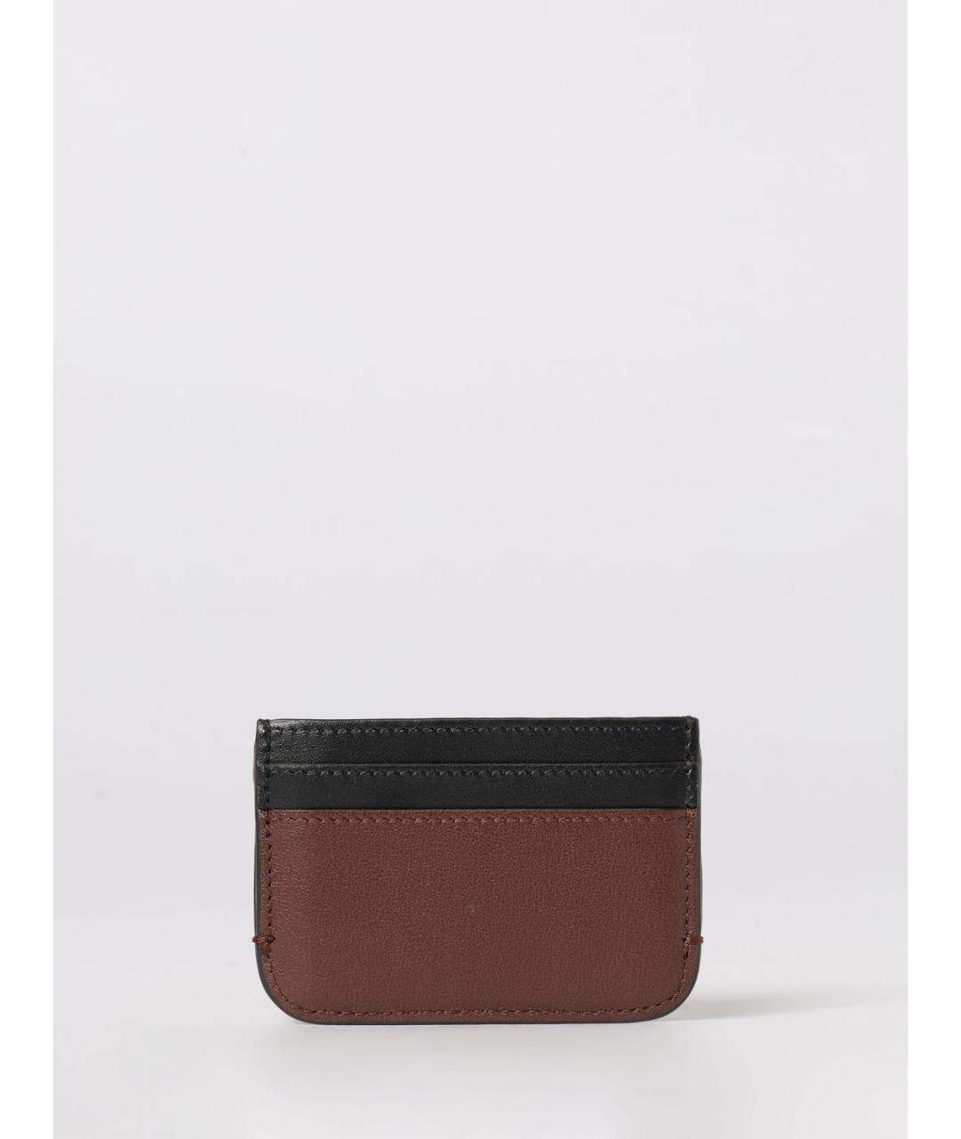 FENDI Коричневый кожаный кардхолдер, фото 3