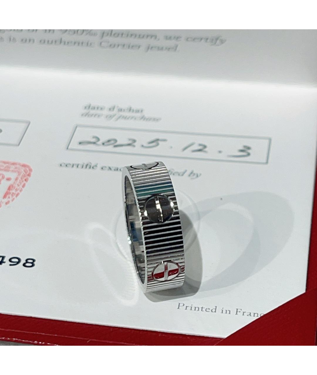 CARTIER Серебряное кольцо из белого золота, фото 2