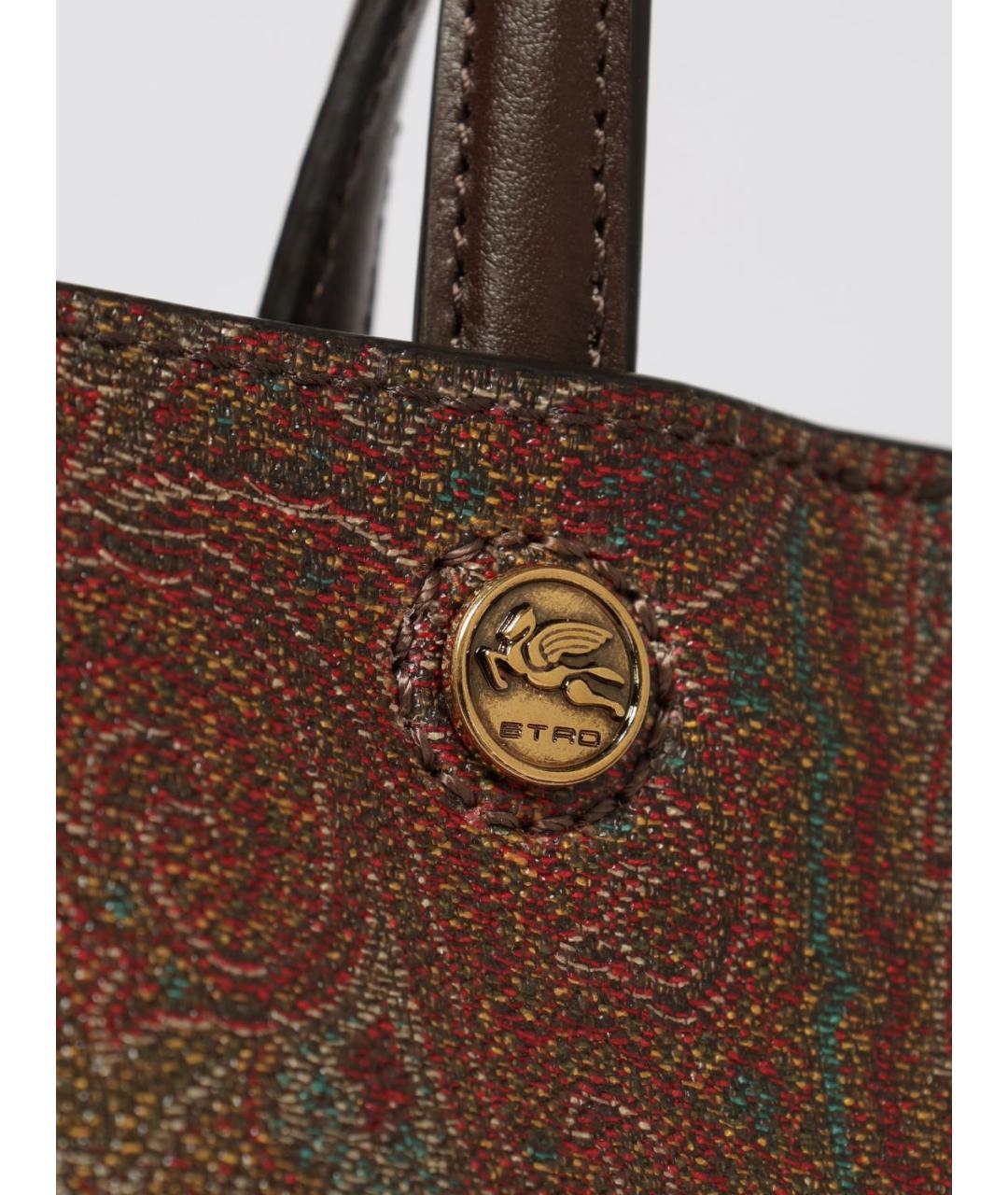 ETRO Коричневая сумка тоут, фото 4