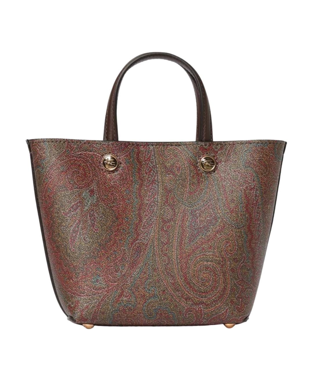 ETRO Коричневая сумка тоут, фото 1