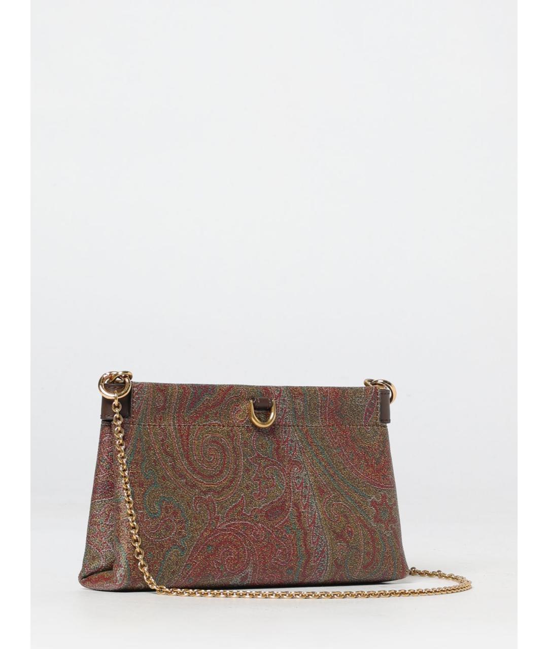 ETRO Коричневая хлопковая сумка через плечо, фото 3