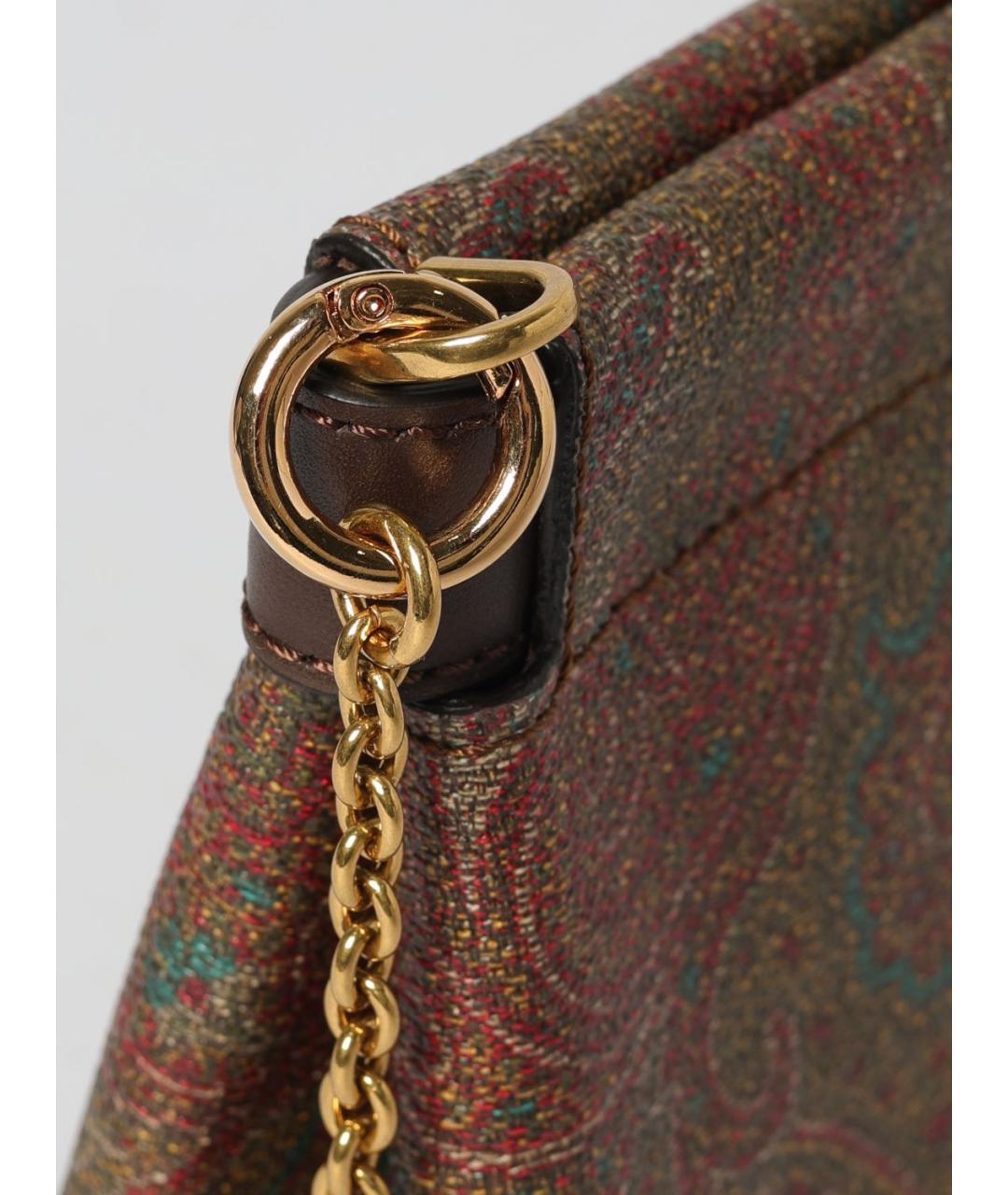 ETRO Коричневая хлопковая сумка через плечо, фото 4