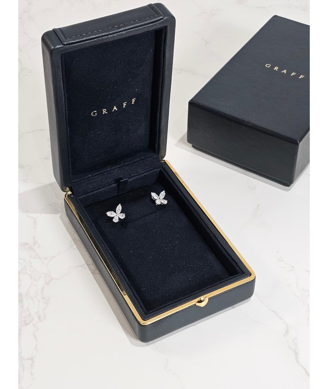 GRAFF Серебряные серьги из белого золота, фото 2