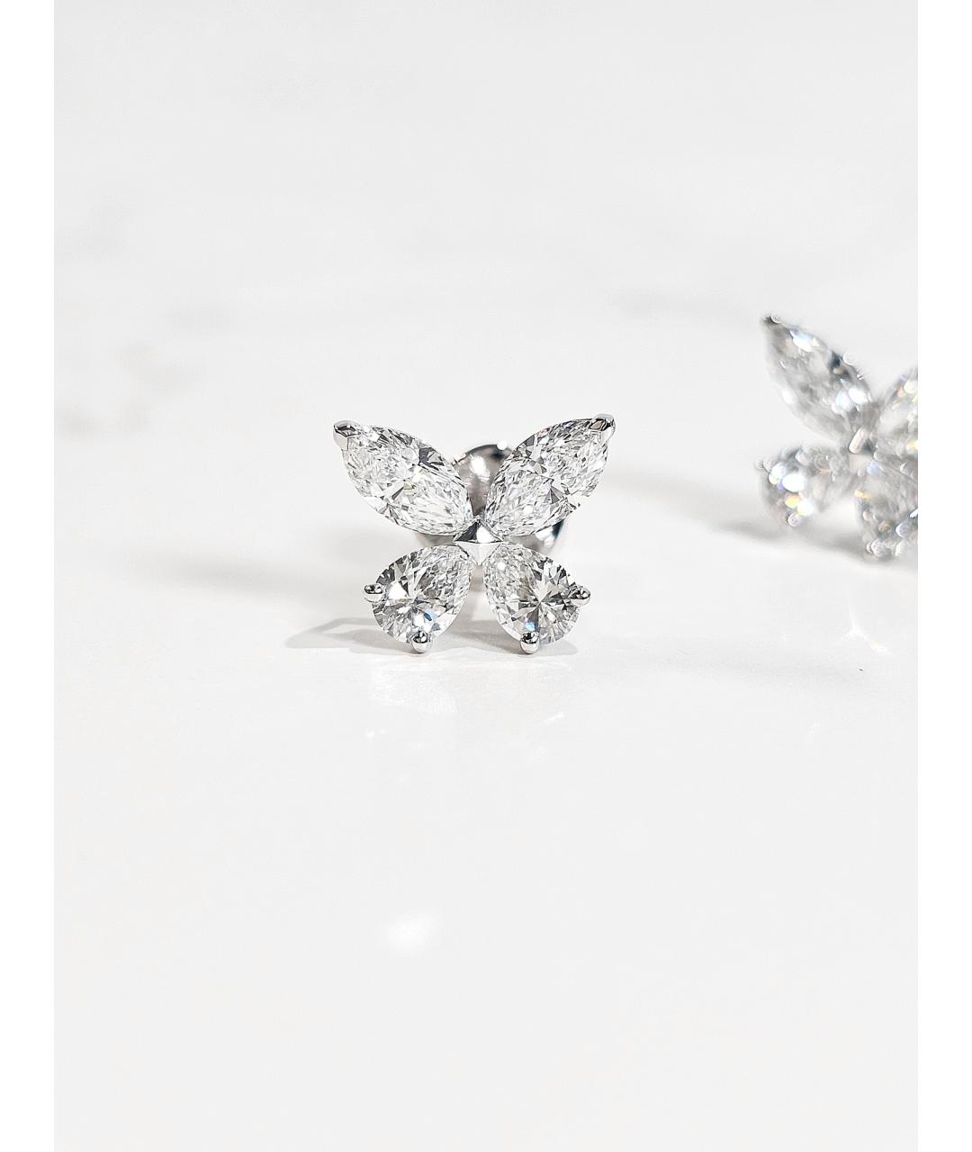 GRAFF Серебряные серьги из белого золота, фото 3