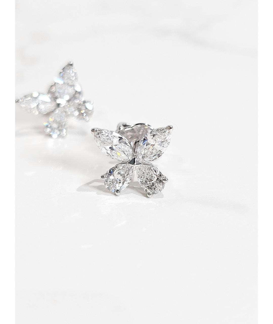 GRAFF Серебряные серьги из белого золота, фото 4